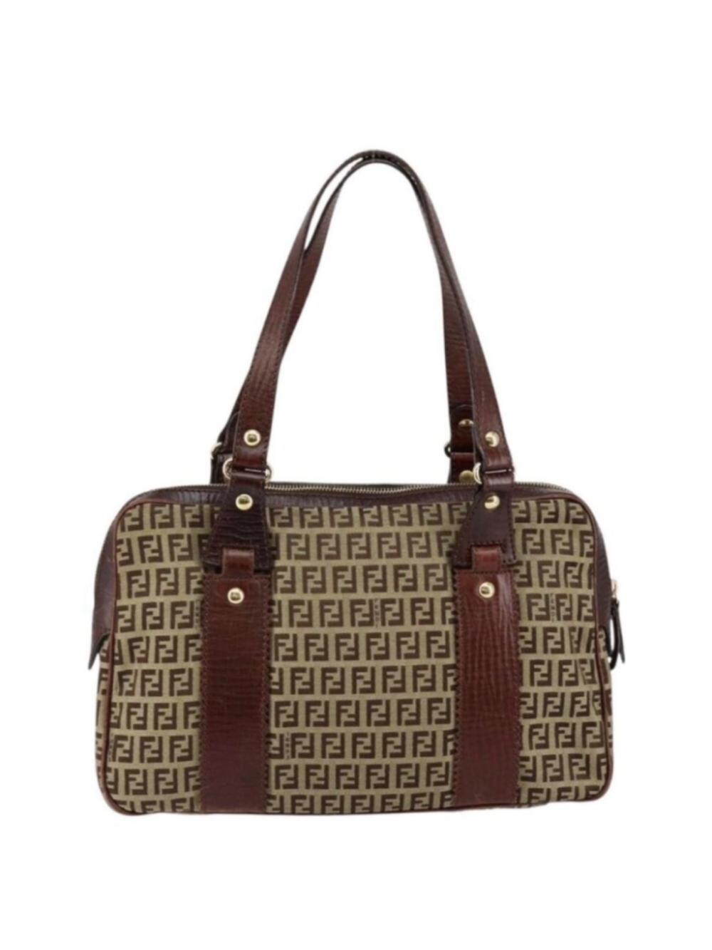 Fendi Zucchino leather vintage medium